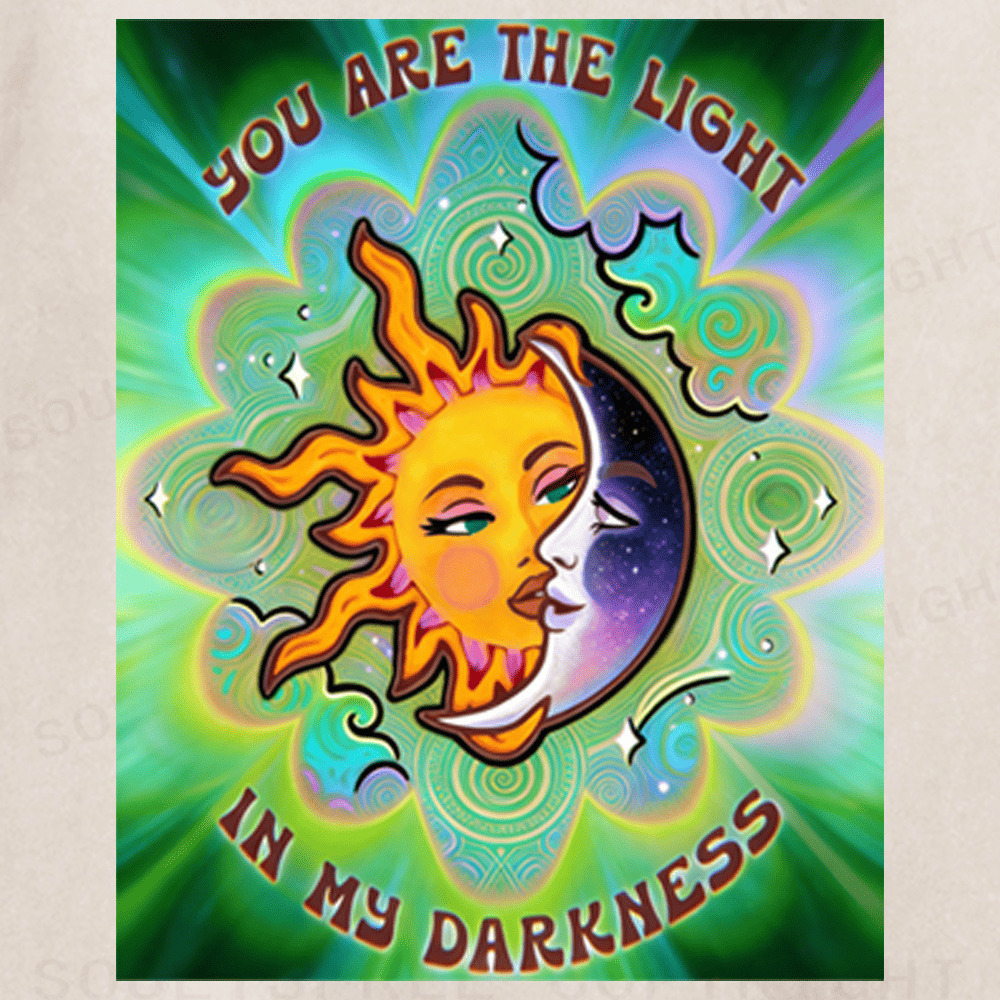 Soulisfree Light in My Darkness Artistic Washed Tee