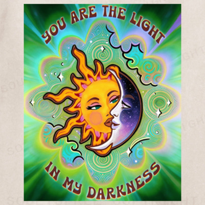 Soulisfree Light in My Darkness Artistic Washed Tee