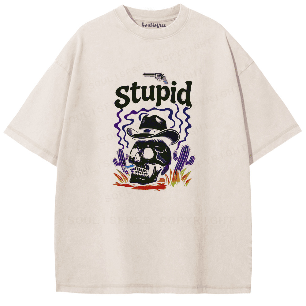 Soulisfree Close But Infinite Apart Artistic Washed Tee