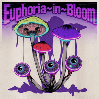 Soulisfree Euphoria in Bloom Artistic Washed Tee