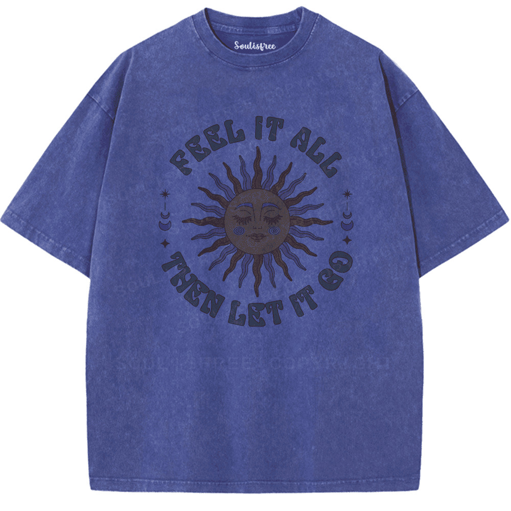 Soulisfree Breathe and Release Artistic Washed Tee