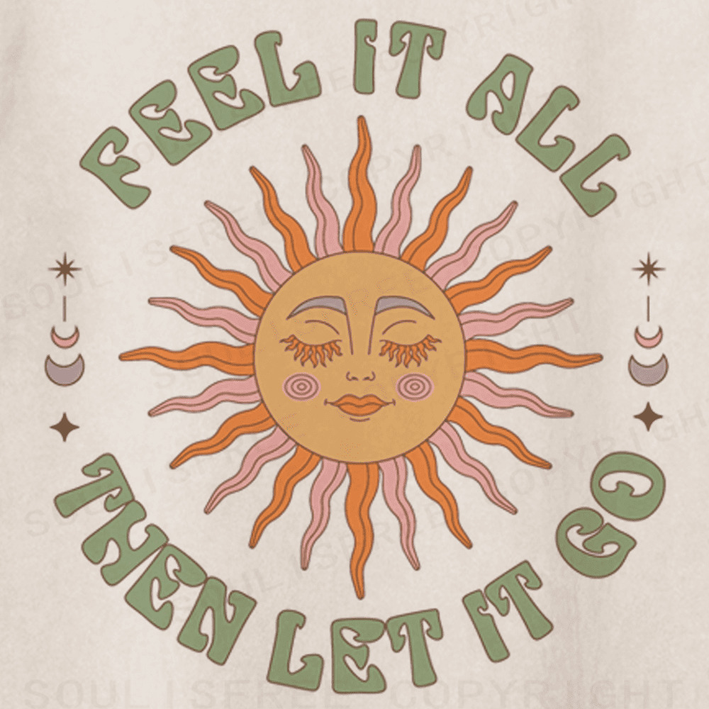 Soulisfree Breathe and Release Artistic Washed Tee