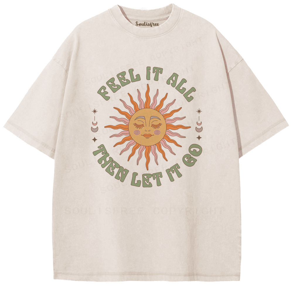 Soulisfree Close But Infinite Apart Artistic Washed Tee