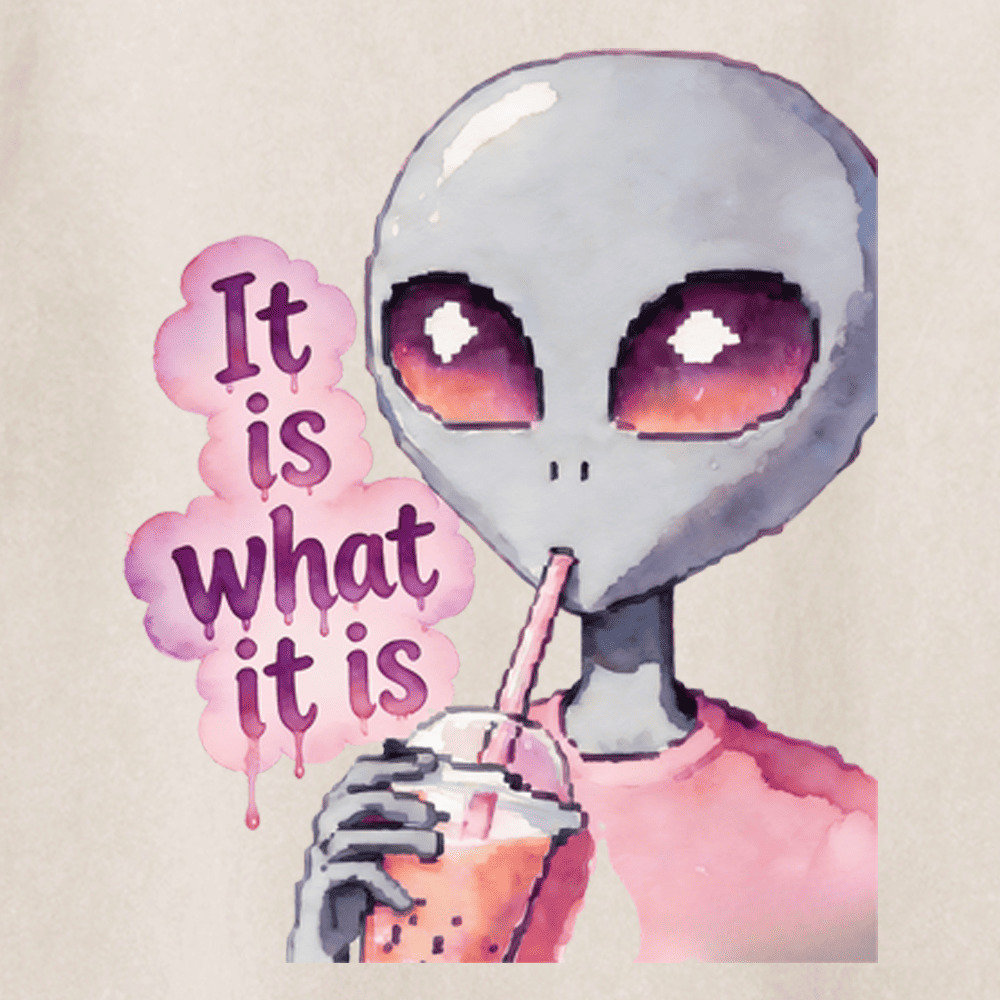 Soulisfree It is what it is Artistic Washed Tee