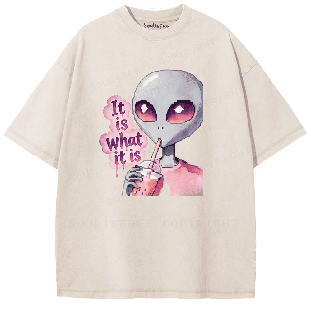 Soulisfree Close But Infinite Apart Artistic Washed Tee