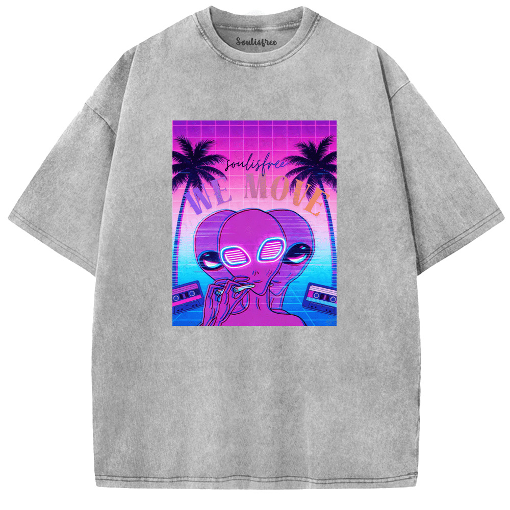 Soulisfree Miami From Mars Artistic Washed Tee