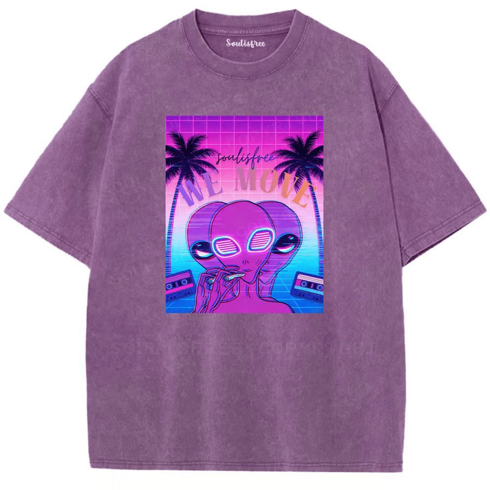 Soulisfree Miami From Mars Artistic Washed Tee