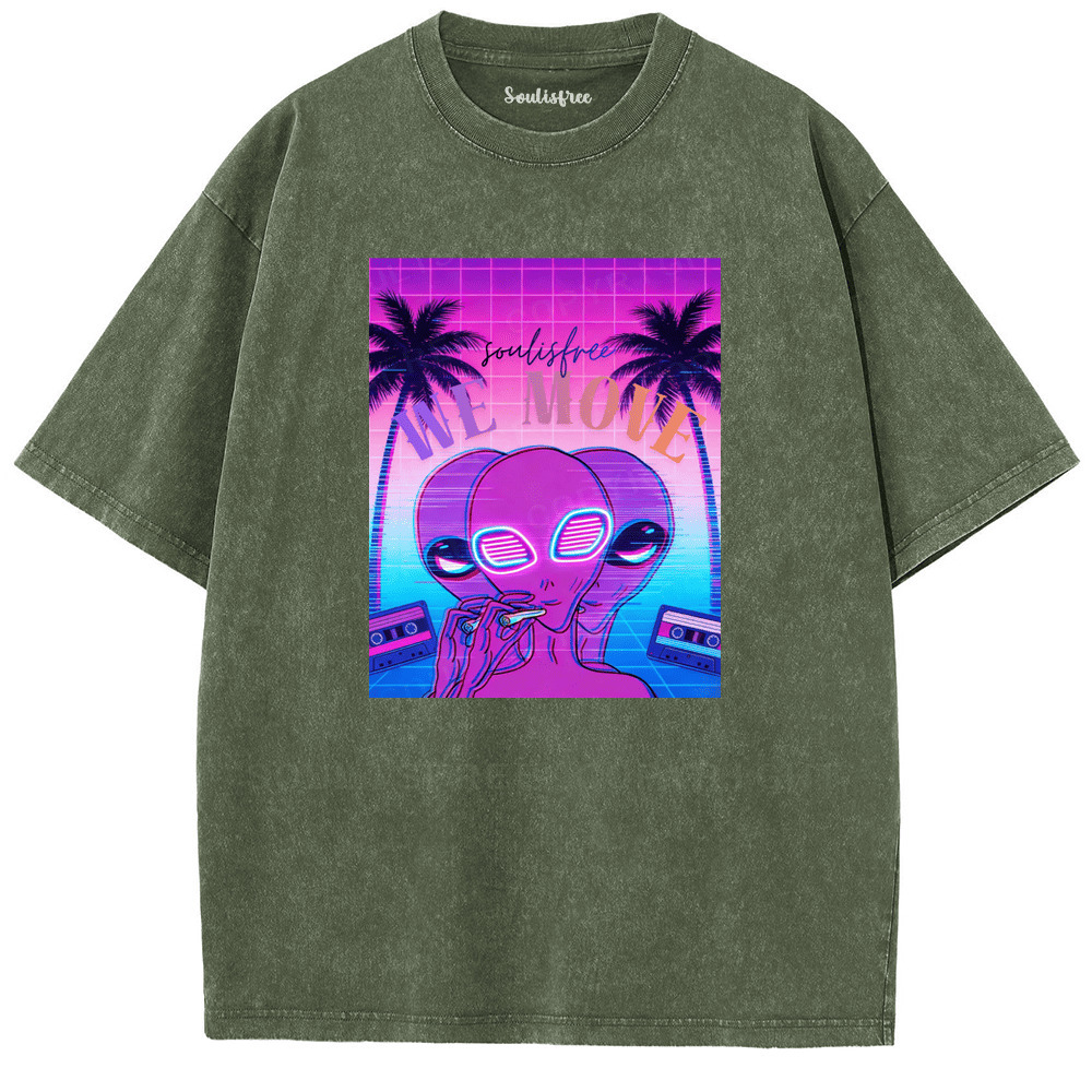Soulisfree Miami From Mars Artistic Washed Tee
