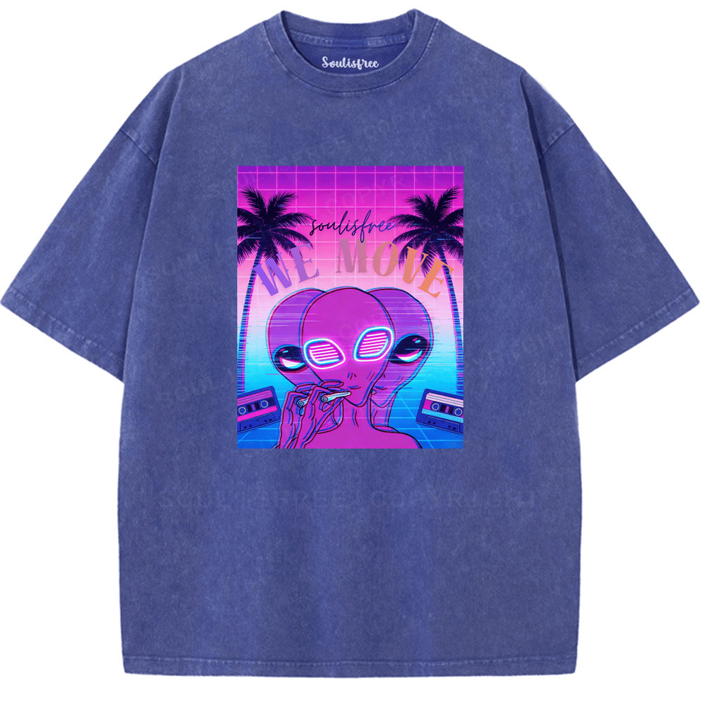 Soulisfree Miami From Mars Artistic Washed Tee