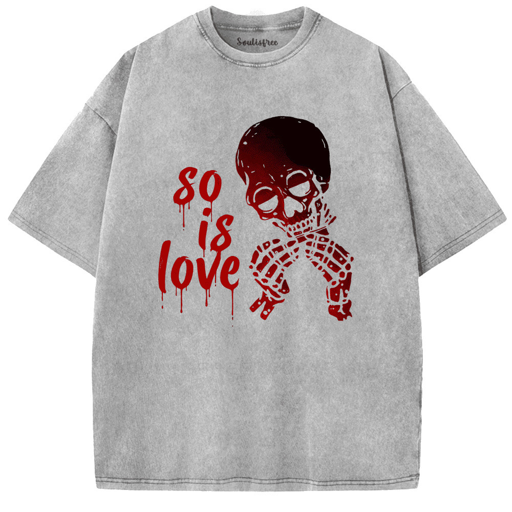 Soulisfree So is Love Artistic Washed Tee