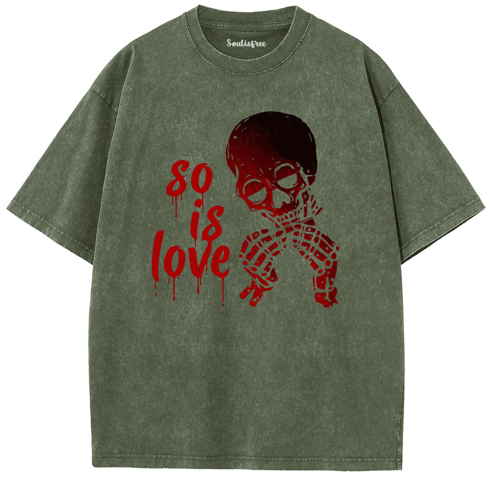 Soulisfree So is Love Artistic Washed Tee
