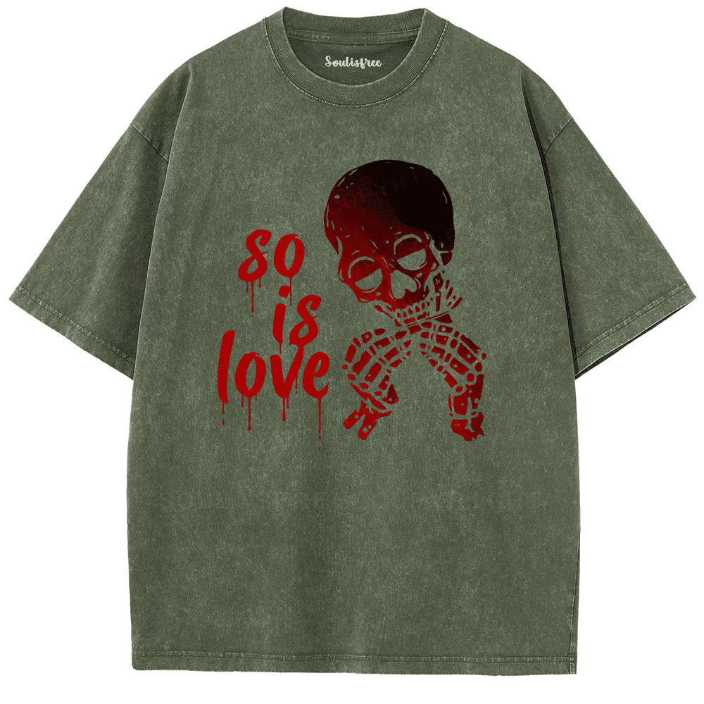 Soulisfree So is Love Artistic Washed Tee