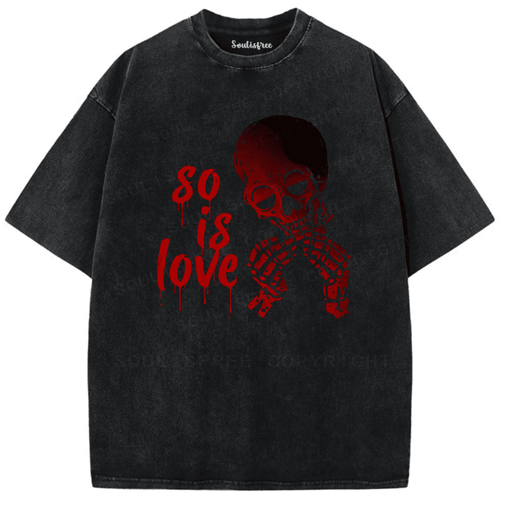Soulisfree So is Love Artistic Washed Tee