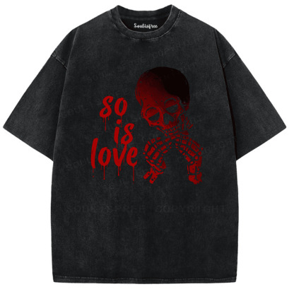 Soulisfree So is Love Artistic Washed Tee