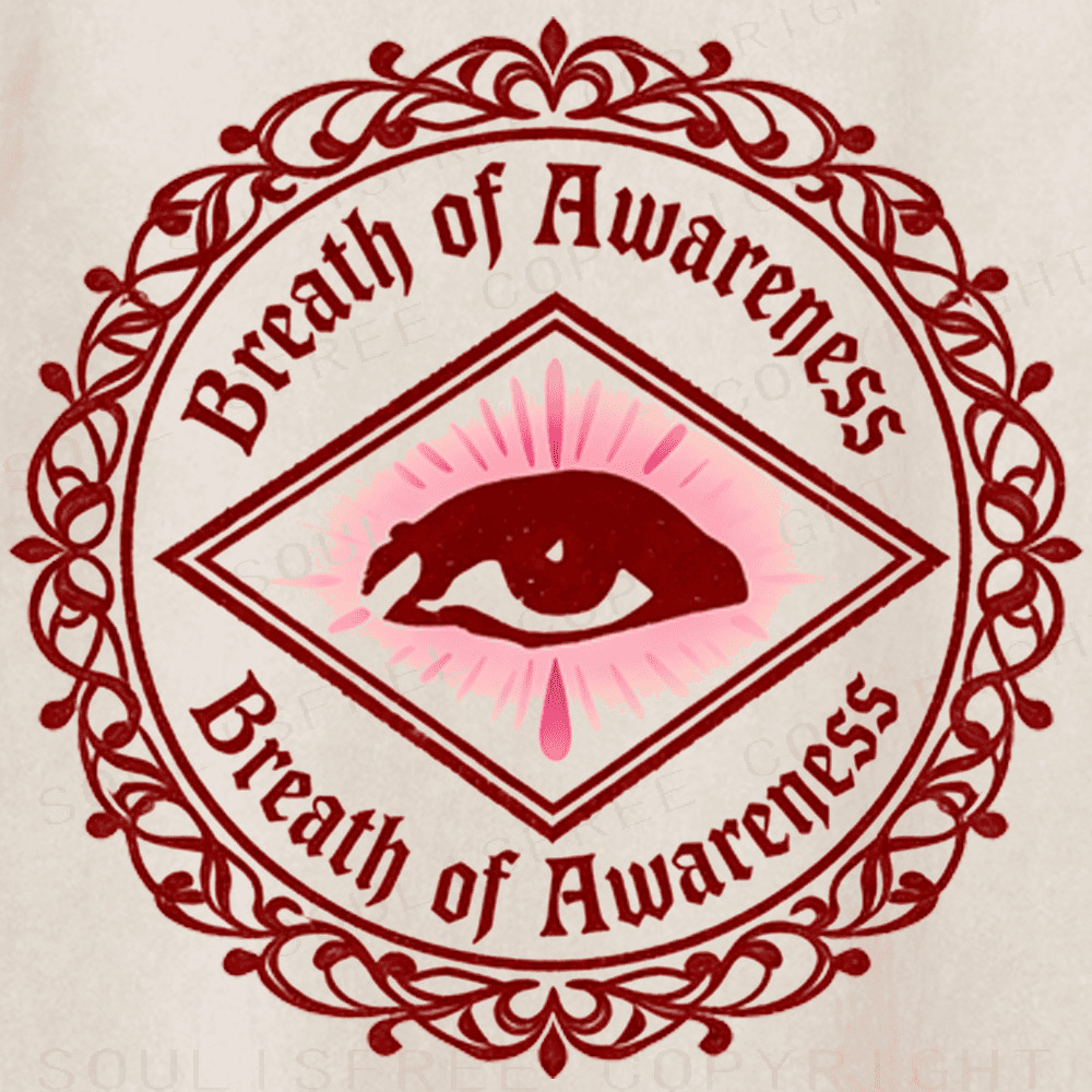 Soulisfree Breath of Awareness Artistic Washed Tee