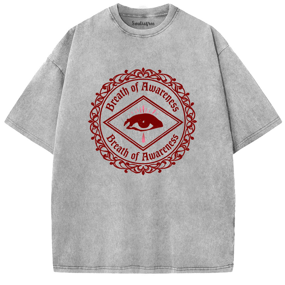 Soulisfree Breath of Awareness Artistic Washed Tee