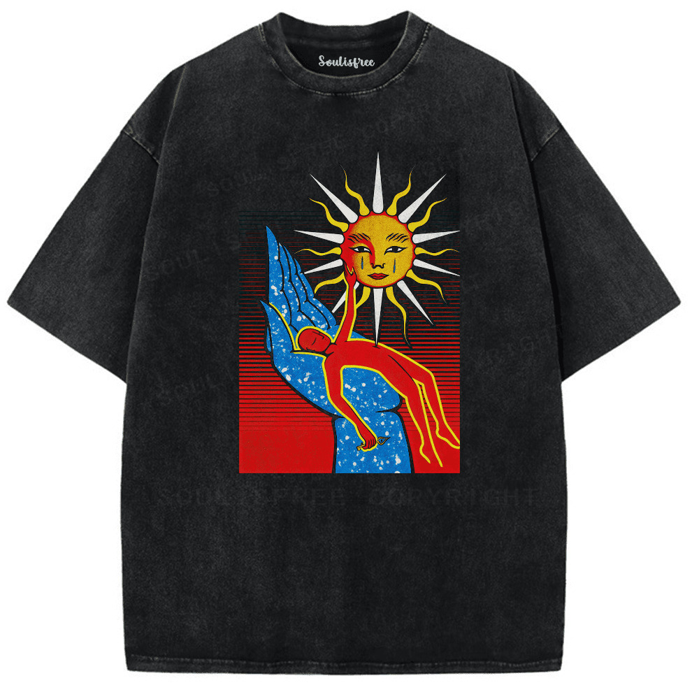 Soulisfree Hands of Heaven Artistic Washed Tee