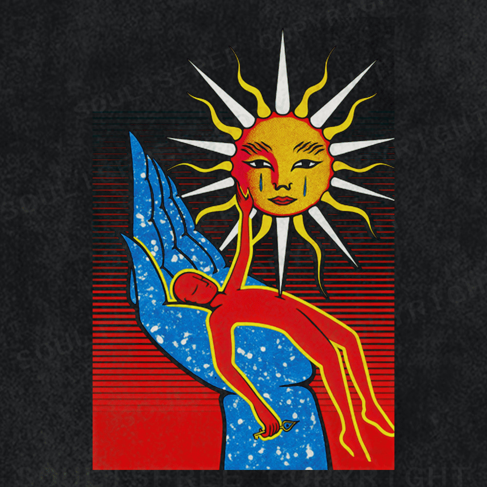 Soulisfree Hands of Heaven Artistic Washed Tee