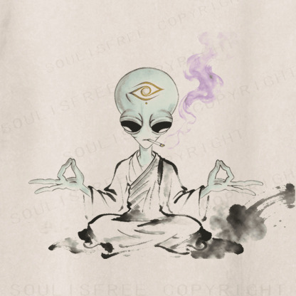 Soulisfree Galactic Mind Expansion  Artistic Washed Tee