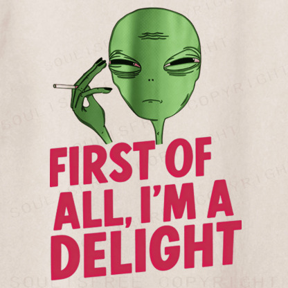 Soulisfree Alien Attitude Delight Artistic Washed Tee