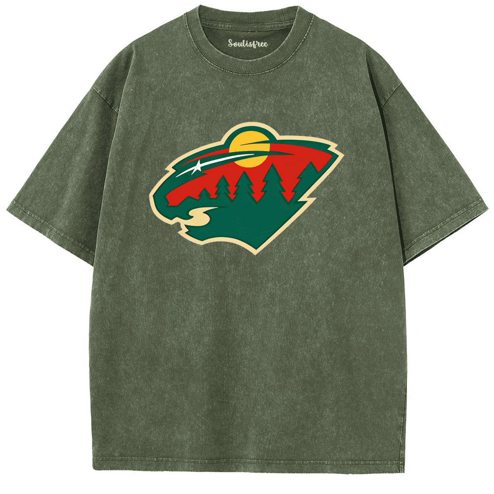 Soulisfree Nature’s Game: World Cup Triumph Artistic Washed Tee