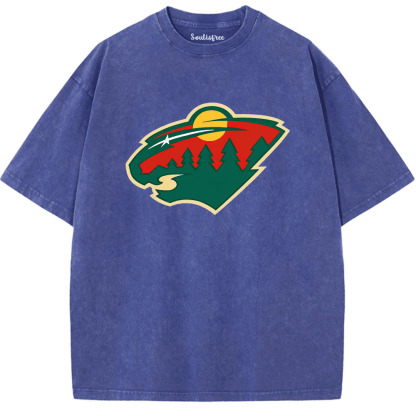 Soulisfree Nature’s Game: World Cup Triumph Artistic Washed Tee