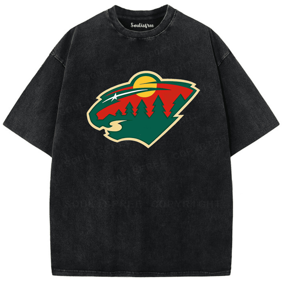 Soulisfree Nature’s Game: World Cup Triumph Artistic Washed Tee