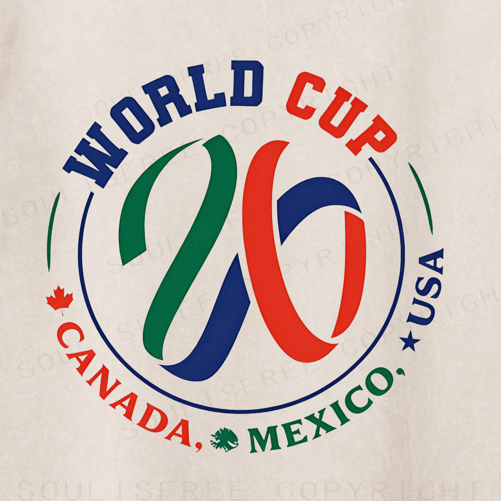 Soulisfree The Road to 2026: World Cup Champion Washed Tee