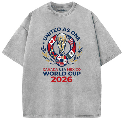 Soulisfree Stand United: 2026 World Cup Champion Washed Tee