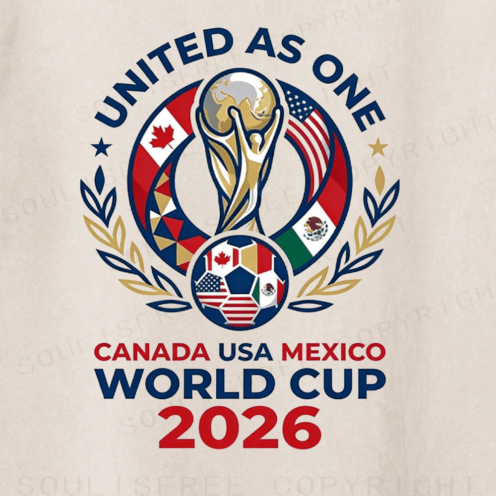 Soulisfree Stand United: 2026 World Cup Champion Washed Tee