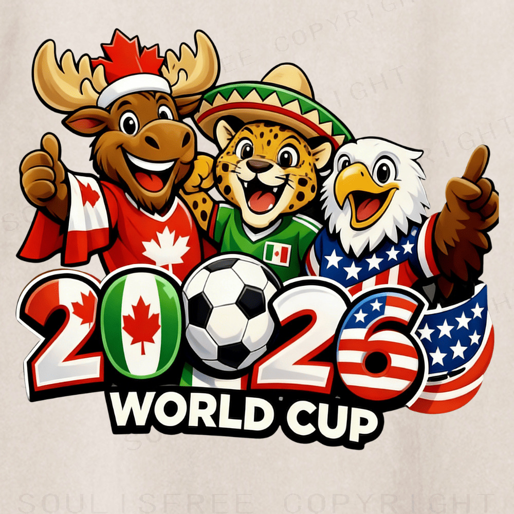 Soulisfree Celebrate Together: 2026 World Cup Champion Washed Tee