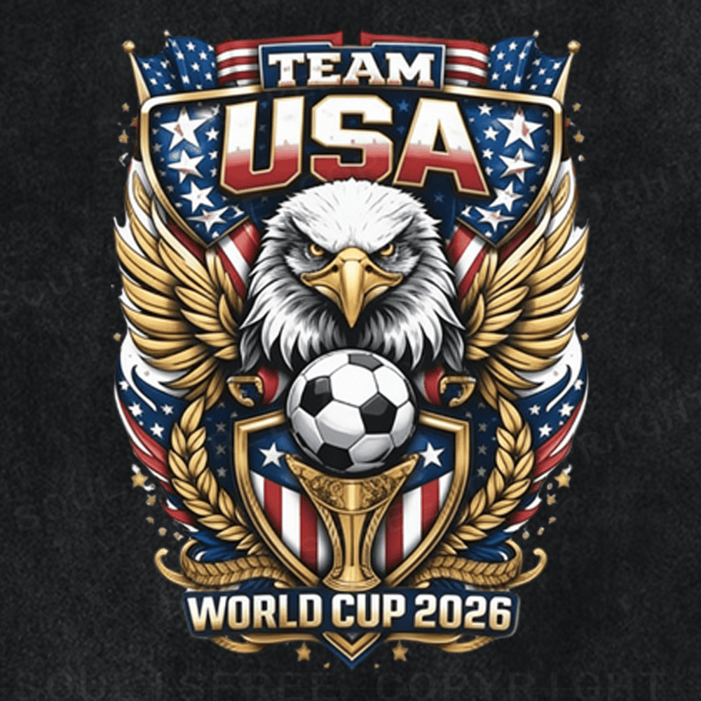 Soulisfree TEAM USA Soccer Heritage Medal Washed Tee