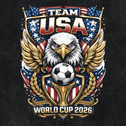 Soulisfree TEAM USA Soccer Heritage Medal Washed Tee