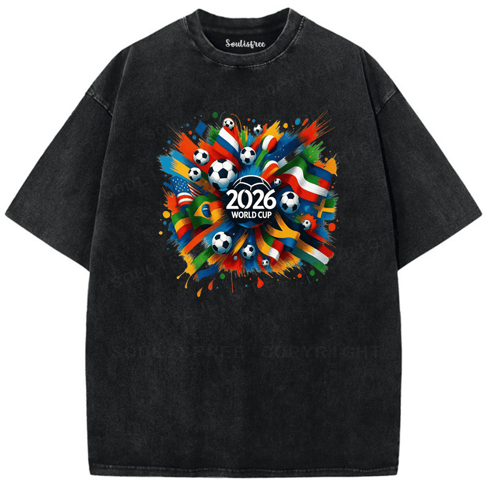 Soulisfree 2026 Dynamic Pitch Celebration Washed Tee