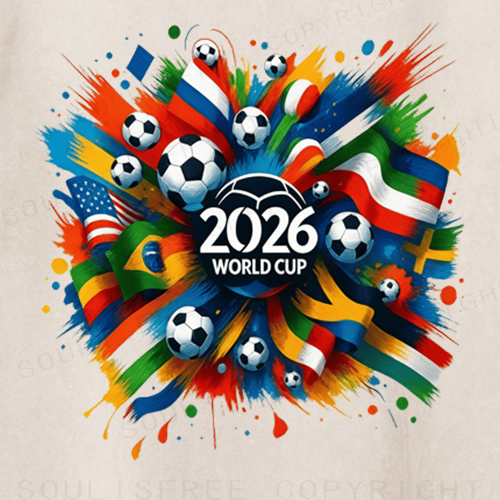 Soulisfree 2026 Dynamic Pitch Celebration Washed Tee