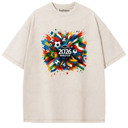 Soulisfree 2026 Dynamic Pitch Celebration Washed Tee
