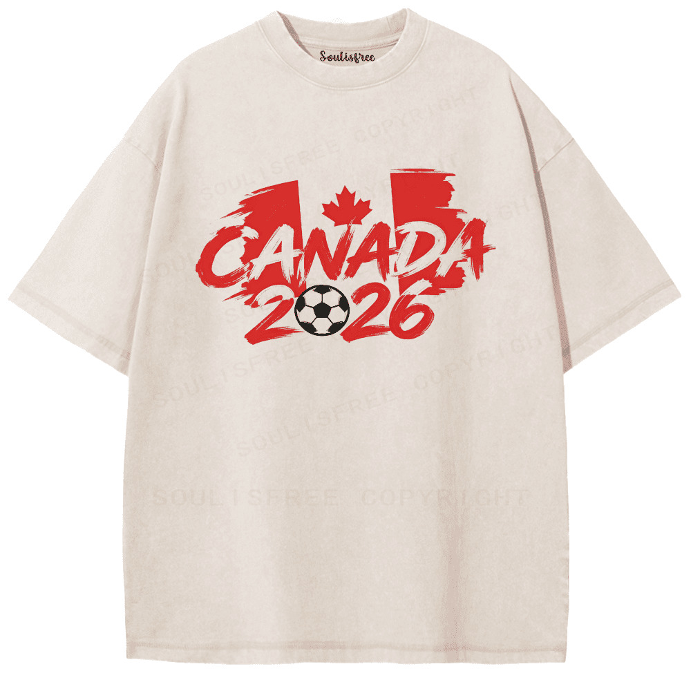 Soulisfree CANADA National Pride Graphic Washed Tee