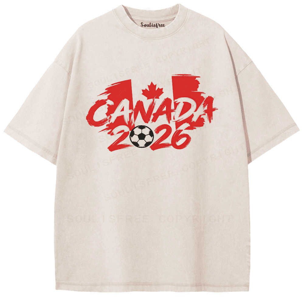 Soulisfree CANADA National Pride Graphic Washed Tee