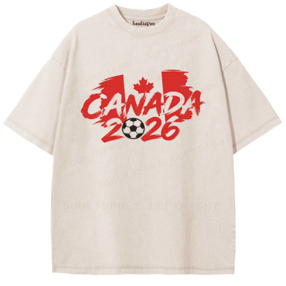 Soulisfree CANADA National Pride Graphic Washed Tee