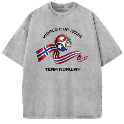 Soulisfree TEAM NORWAY Eternal Northern Glory Washed Tee