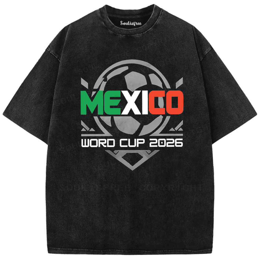 Soulisfree MEXICO 2026 Stadium Legend Washed Tee