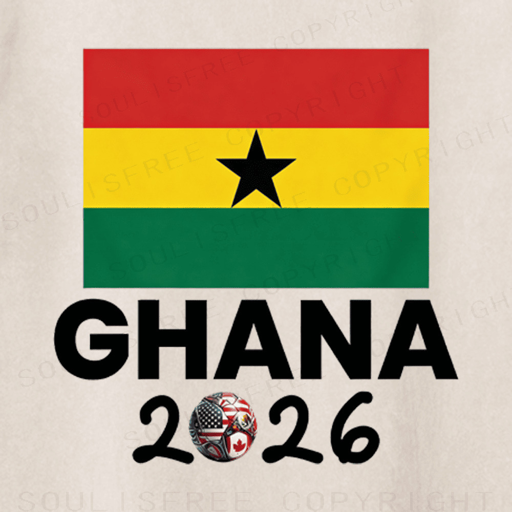 Soulisfree GHANA National Flag Classic Washed Tee