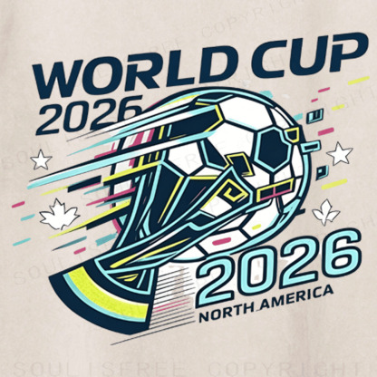 Soulisfree WORLD CUP Dynamic Trophy Sequence Washed Tee