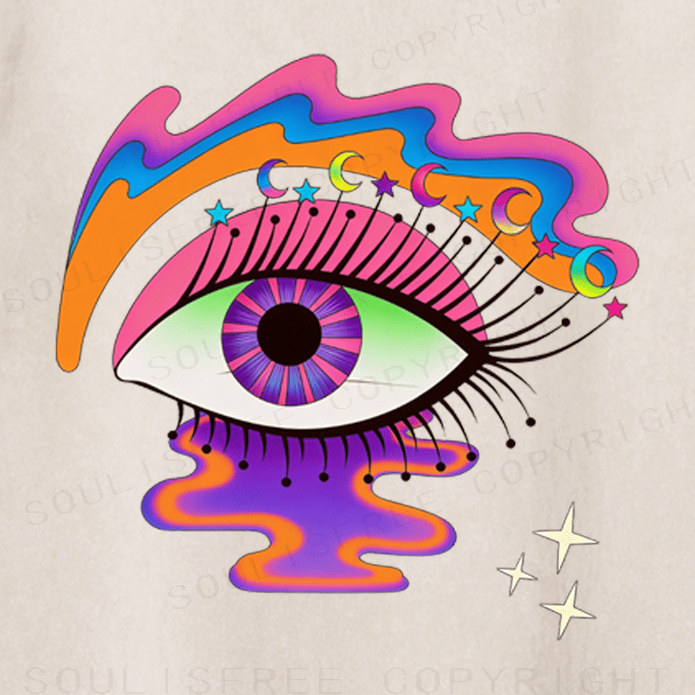 Soulisfree All-Seeing Mystic Splatter Washed Tee