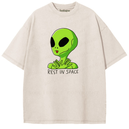 Soulisfree Out Of This World Restful Soul Washed Tee