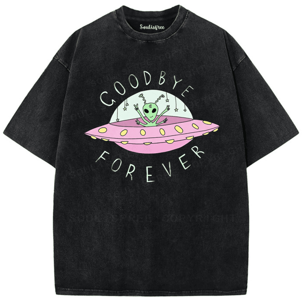 Soulisfree Interstellar Peace Out Of Earth Washed Tee