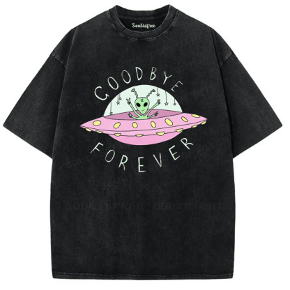 Soulisfree Interstellar Peace Out Of Earth Washed Tee