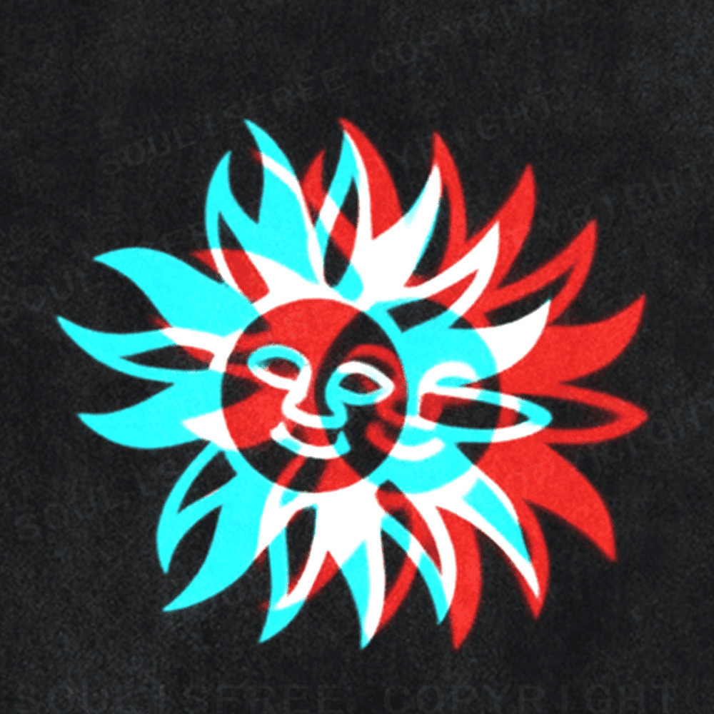 Soulisfree OPTICAL ILLUSION Cosmic Spirit Washed Tee