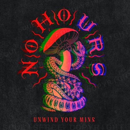 Soulisfree No Hours Mind Unwind Washed Tee