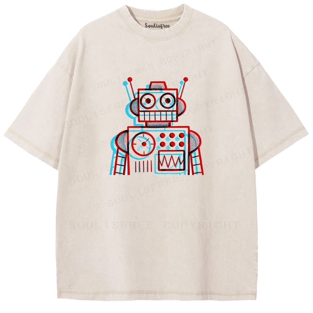 Designed Soulisfree Wander into Dream Spores Artistic Washed Tee | Soulisfree